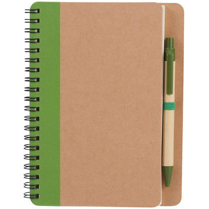 FSC® Mix 5" x 7" Eco Spiral Notebook with Pen