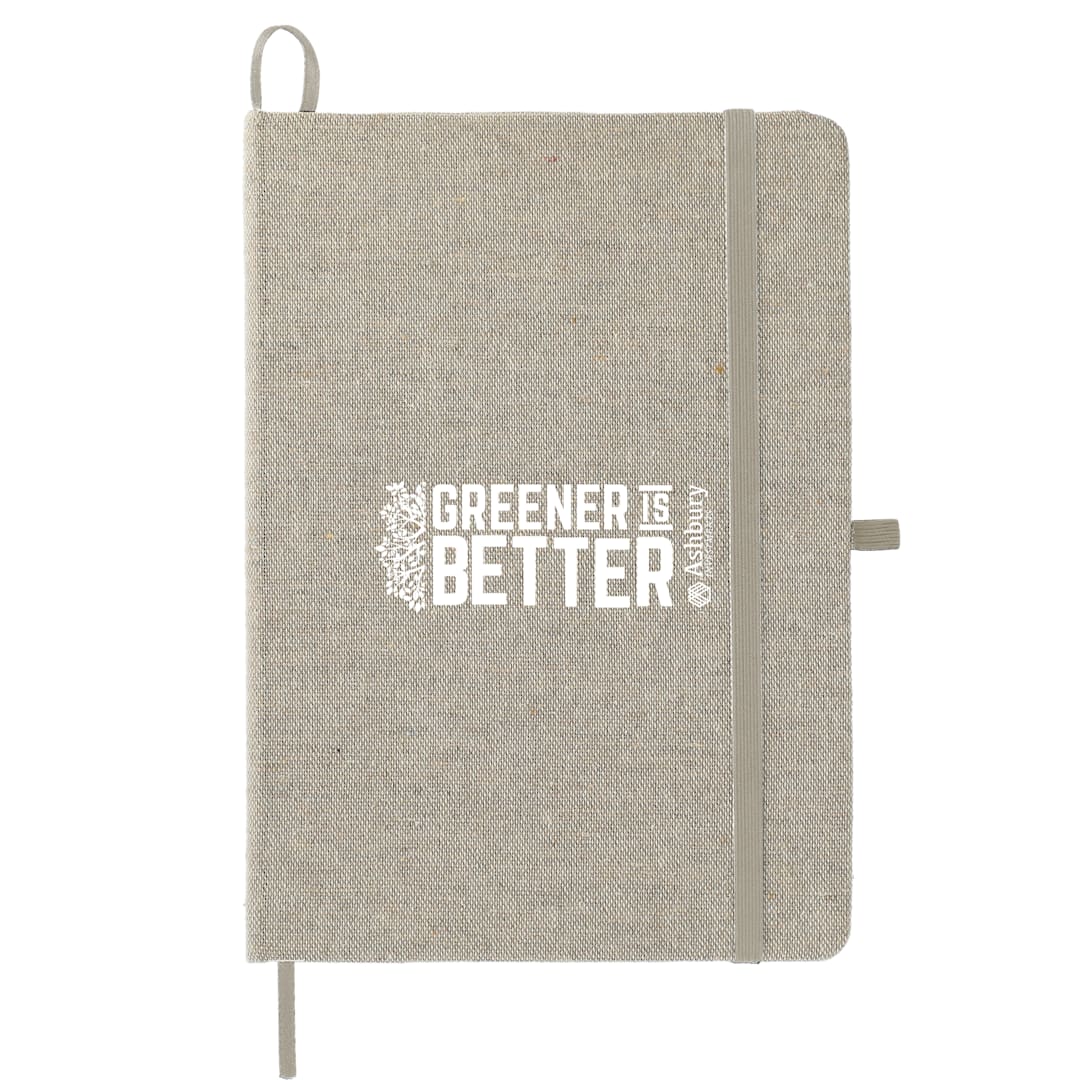 FSC® Mix 5" x 7" Recycled Cotton Bound Notebook
