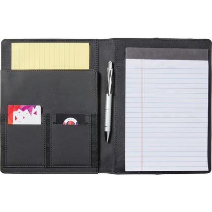 Front View of Gray FSC® Mix Heathered Writing Pad