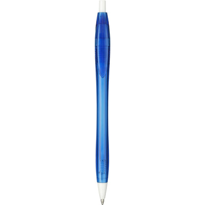 Front View of Black Recycled PET Cougar Ballpoint Pen