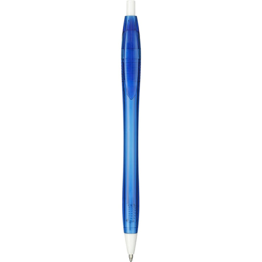 Front View of Black Recycled PET Cougar Ballpoint Pen