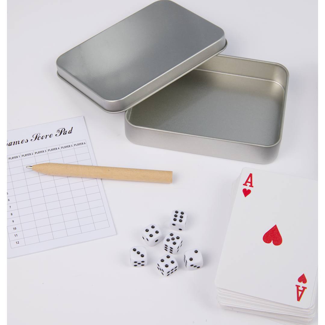 Playing Cards & Dice Game Set