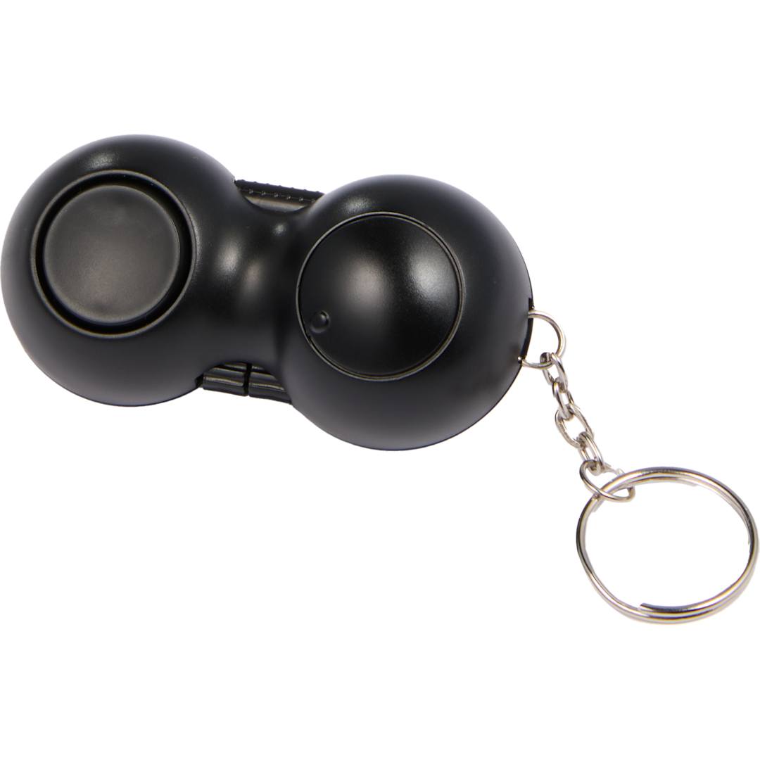 Front View of Black Controller Fidget
