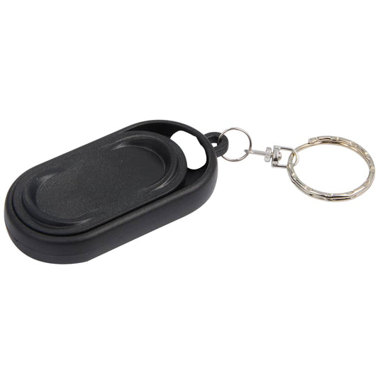 Front View of Black Slider Fidget