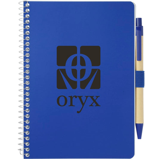 FSC® Mix 5” x 7” Spiral Notebook with Pen