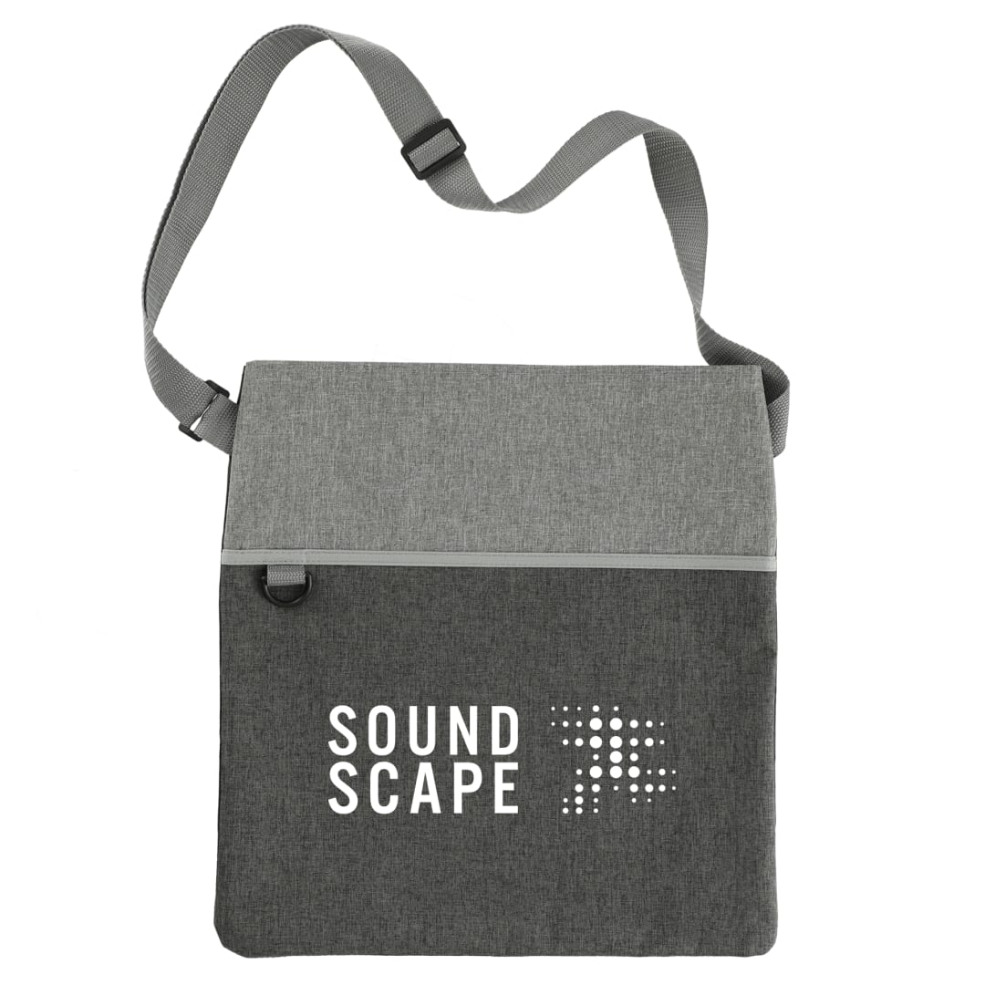 Double Heather RPET Crossbody Tote