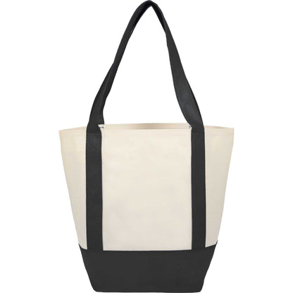Rear View of Black Mini Non Woven LighthouseTote