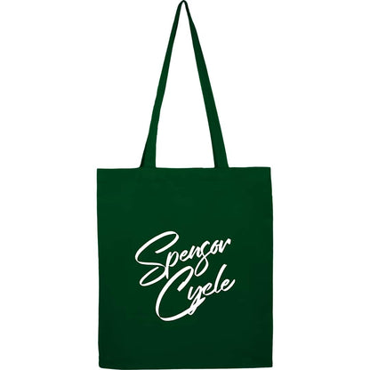 Front View of Green Carolina Organic 4oz Cotton Tote