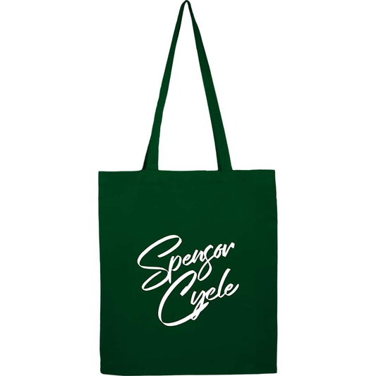 Front View of Green Carolina Organic 4oz Cotton Tote