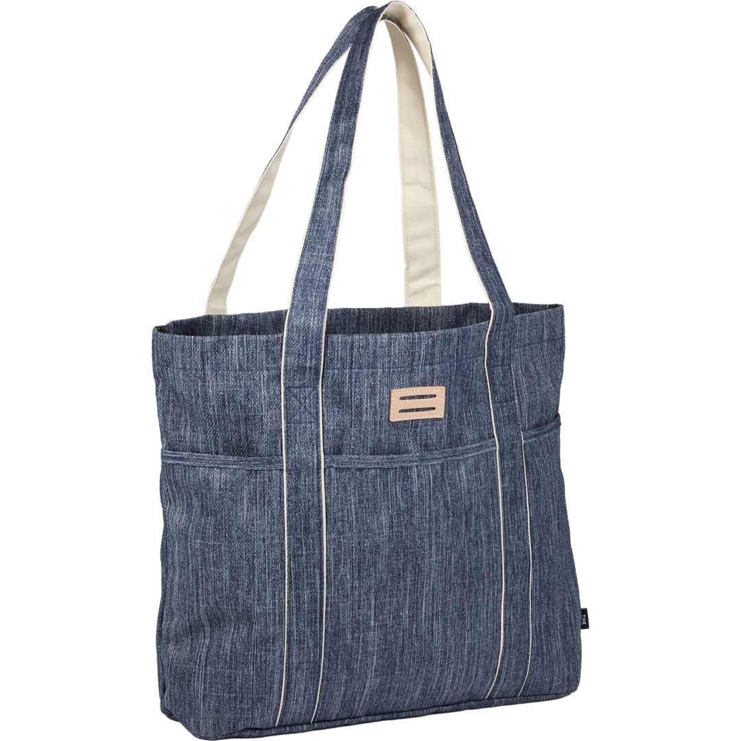 The Goods Navy Heather Carry All Tote