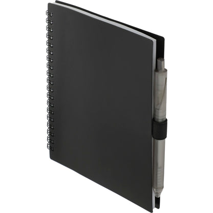 FSC® Recycled 5.5” x 7” Spiral Notebook w/ RPET Pe
