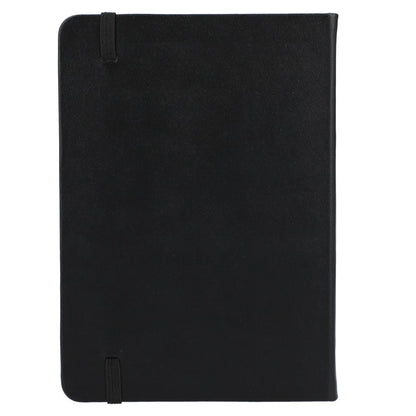 Front View of Black 5" x 7" Remark Recycled Bound Notebook