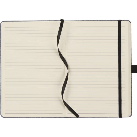 THE GOODS™ 8" x 5.5" Recycled Felt Bound Notebook