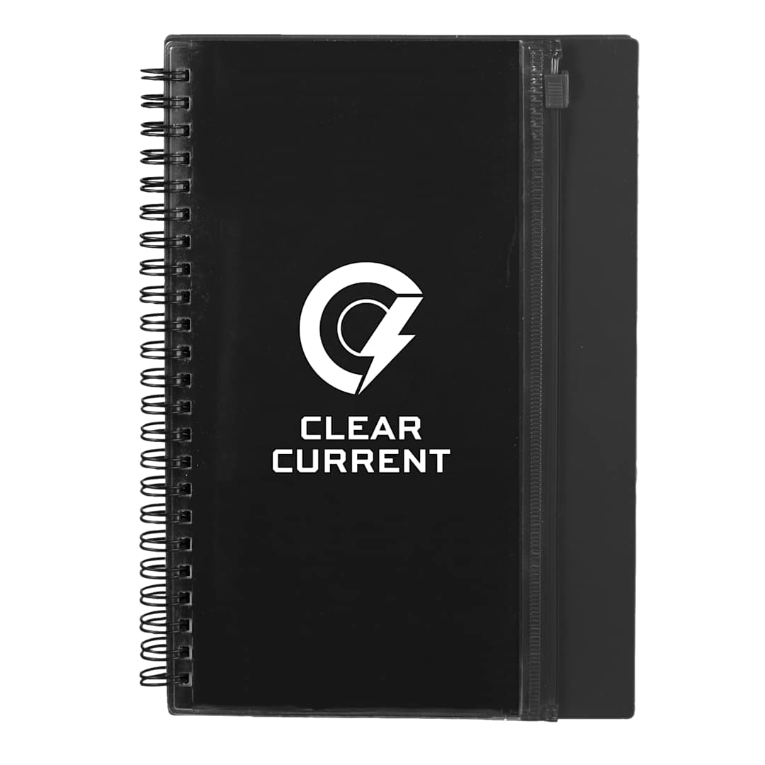 5.5" x 8.5" Spiral Notebook with Clear Pocket