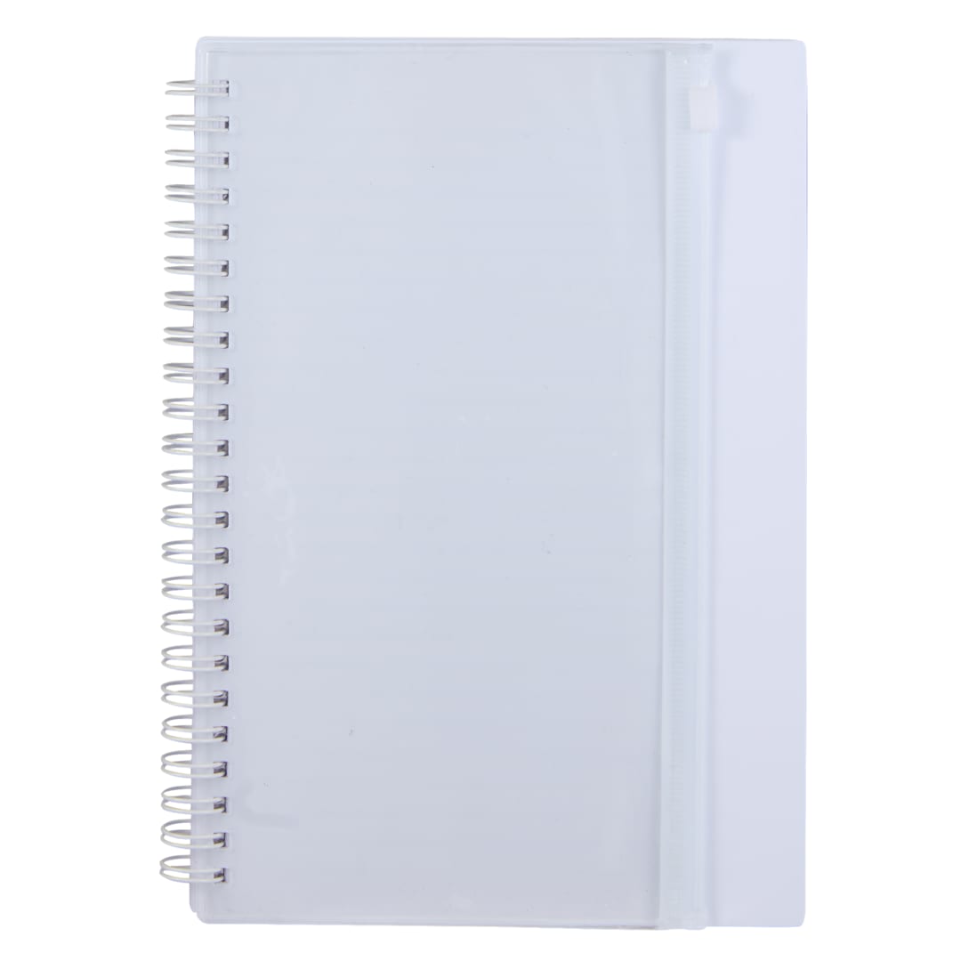 5.5" x 8.5" Spiral Notebook with Clear Pocket