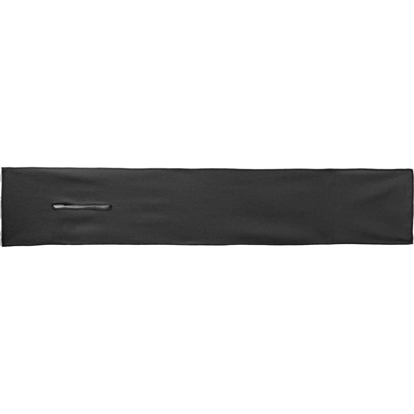 Front View of Black Neck Wrap Cooling Towel