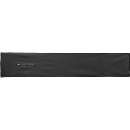 Front View of Black Neck Wrap Cooling Towel