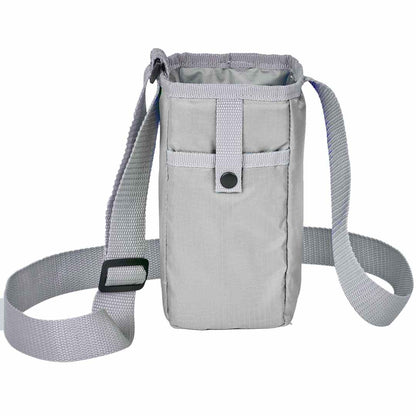 Front View of Black Insulated Bottle Sling