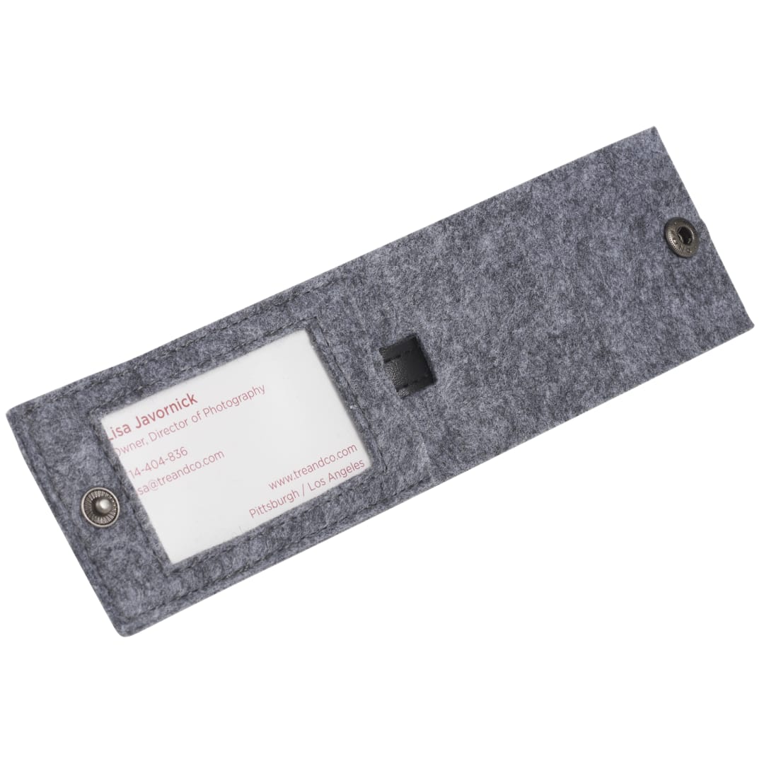 THE GOODS™ Recycled Felt Luggage Tag