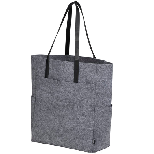 Gray THE GOODS™ Recycled Felt Meeting Tote