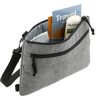 Front View of Gray Convertible Sling