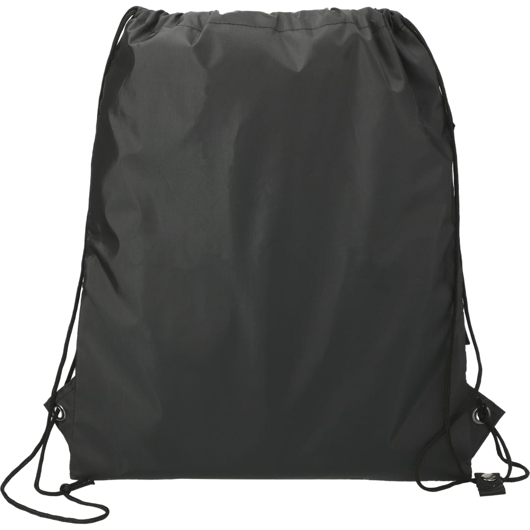 Front View of Black Adventure Insulated Drawstring