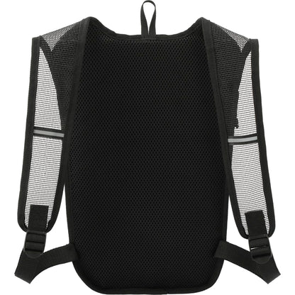 Front View of Black Trail Running Pack