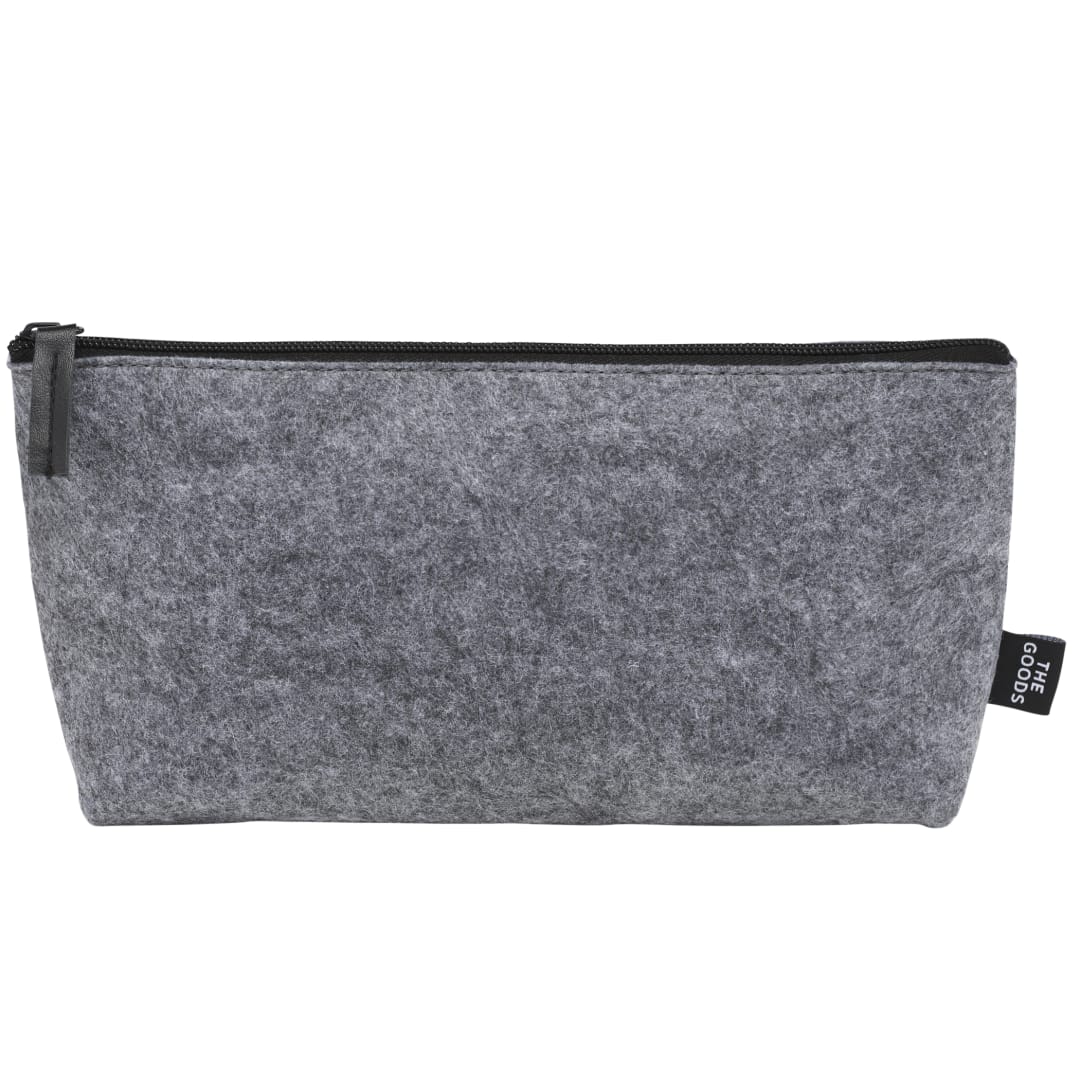 THE GOODS™ Recycled Felt Zippered Pouch