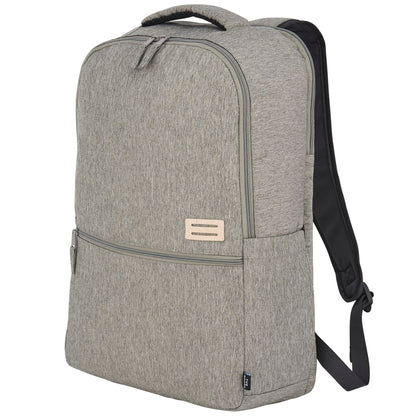 Front View of Gray THE GOODS™ Recycled 17" Laptop Backpack