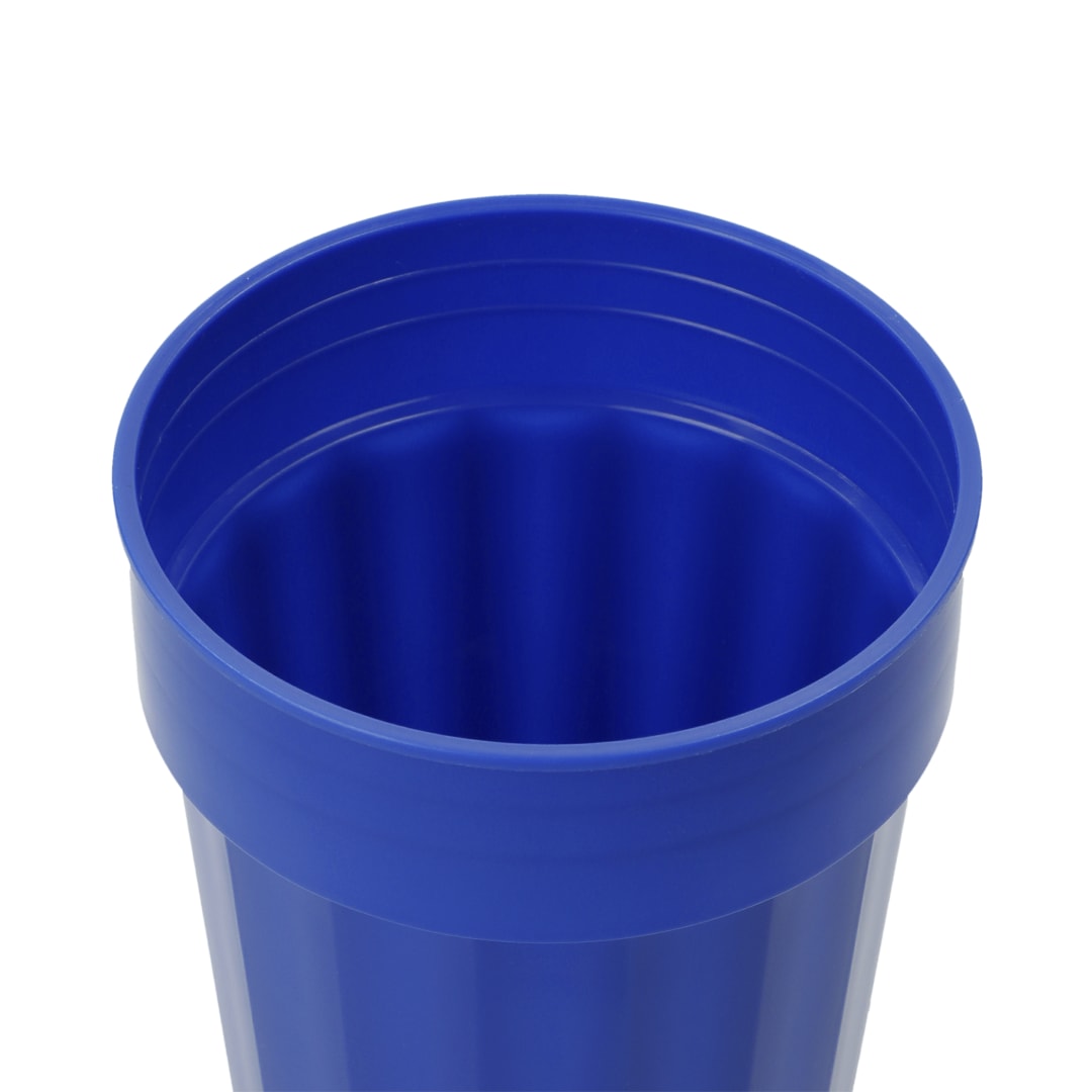 Black Fluted 16oz Stadium Cup