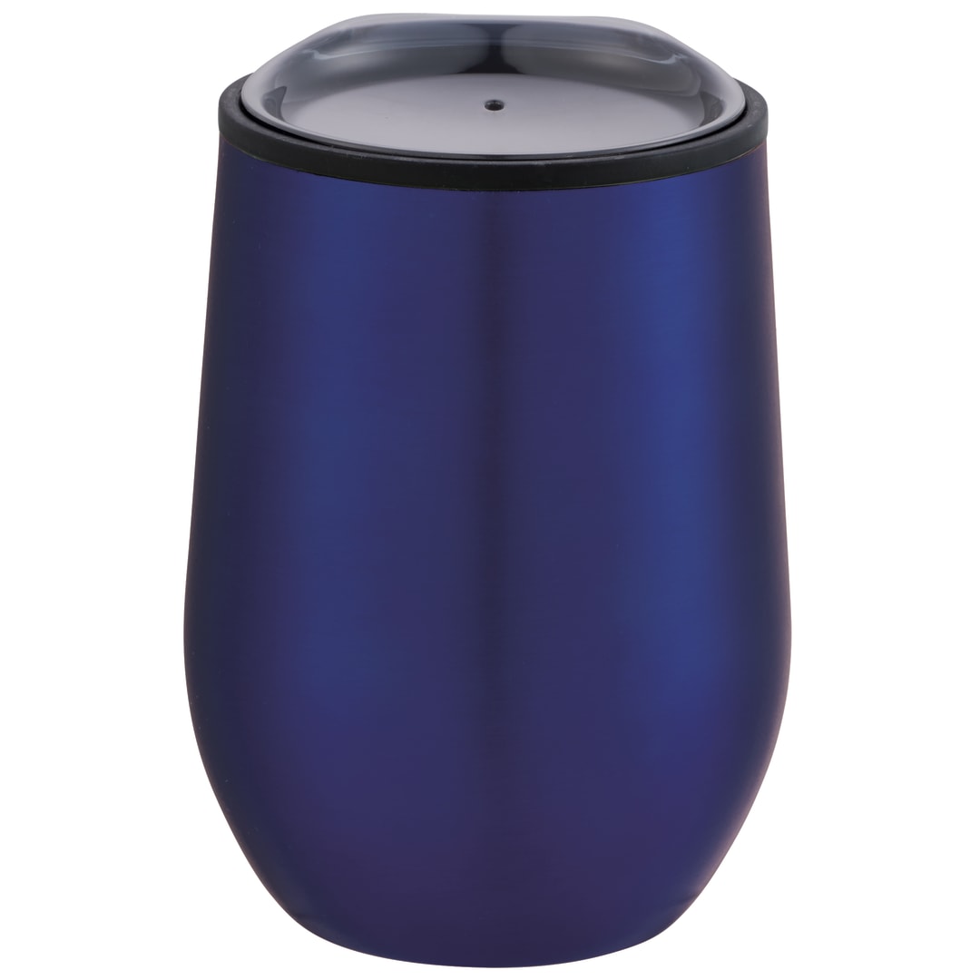 Front View of Black Brix 10oz Cup