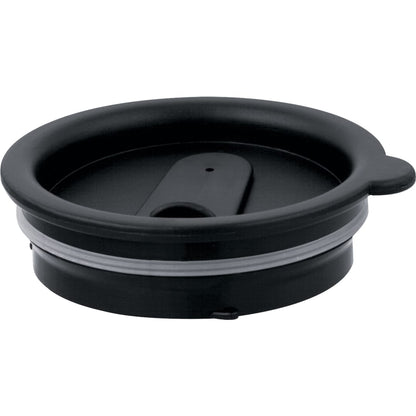 Front View of Silver Laguna 16oz Travel Mug