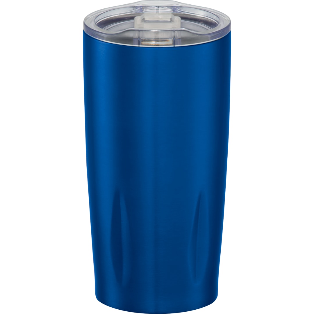 Front View of Black Rocky 20oz Vacuum Tumbler