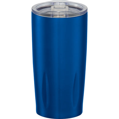 Front View of Black Rocky 20oz Vacuum Tumbler