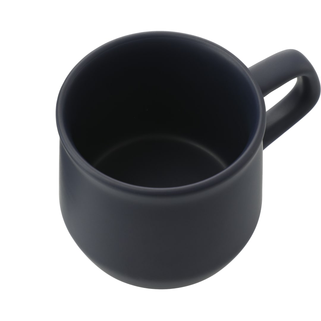 Front View of Black Angus 12oz Ceramic Mug
