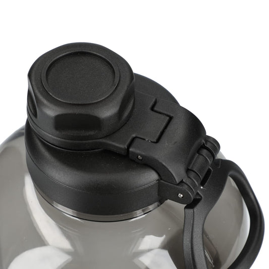 Left View of Gray Cena rPETG Recycled Sports Jug 64oz