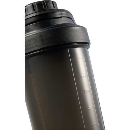 Front View of Black Buddy 24oz Recycled Protein Shaker Bottle