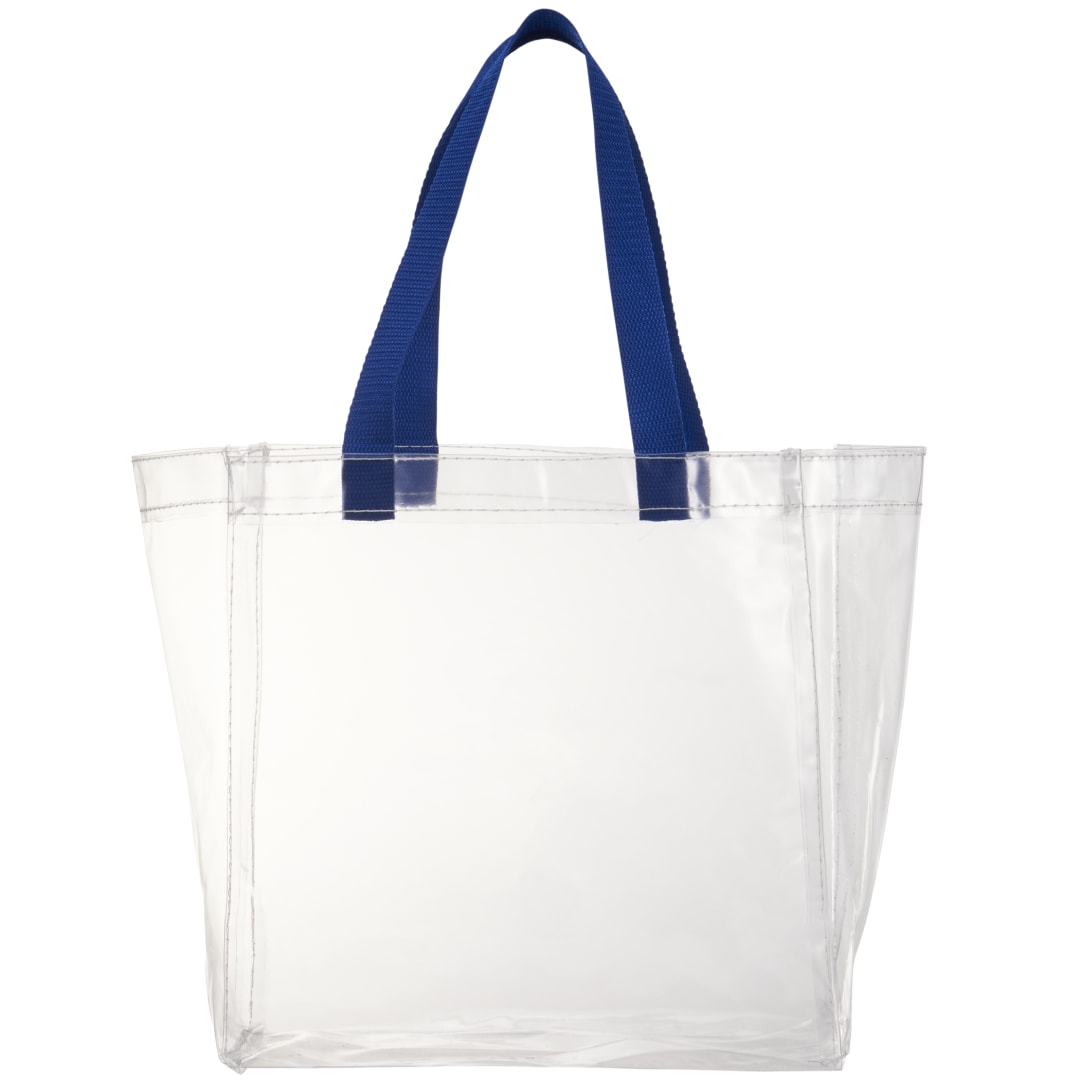 Black Rally Clear Stadium Tote