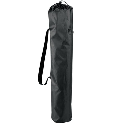 Front View of Black Fanatic Event Folding Chair