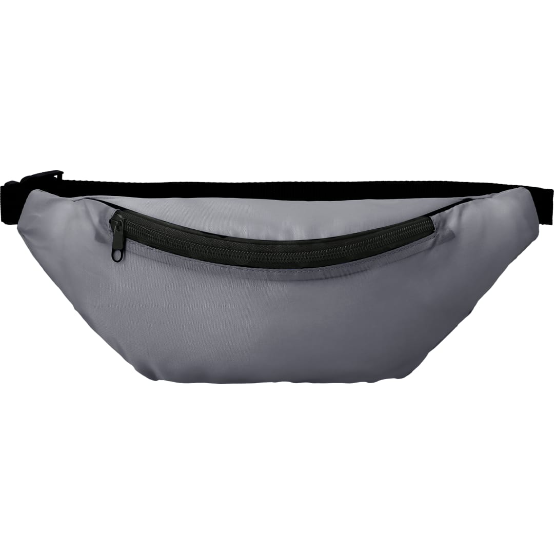 Front View of Black Hipster Recycled rPET Fanny Pack