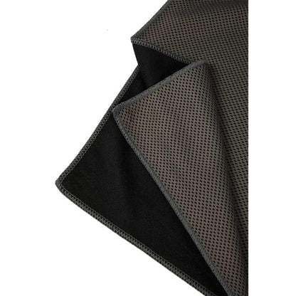 Front View of Blue Cooling Towel with Travel Pouch