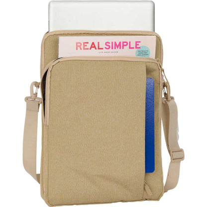 Vertical Recycled Messenger Bag