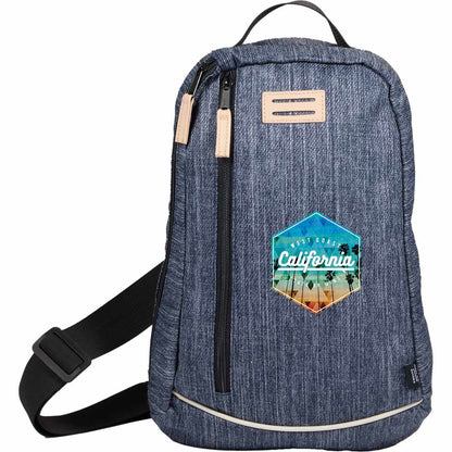 Front View of Blue The Goods 2.0 Recycled Sling