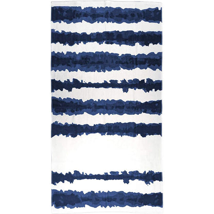 Good Vibes Cabana Stripe Beach Towel