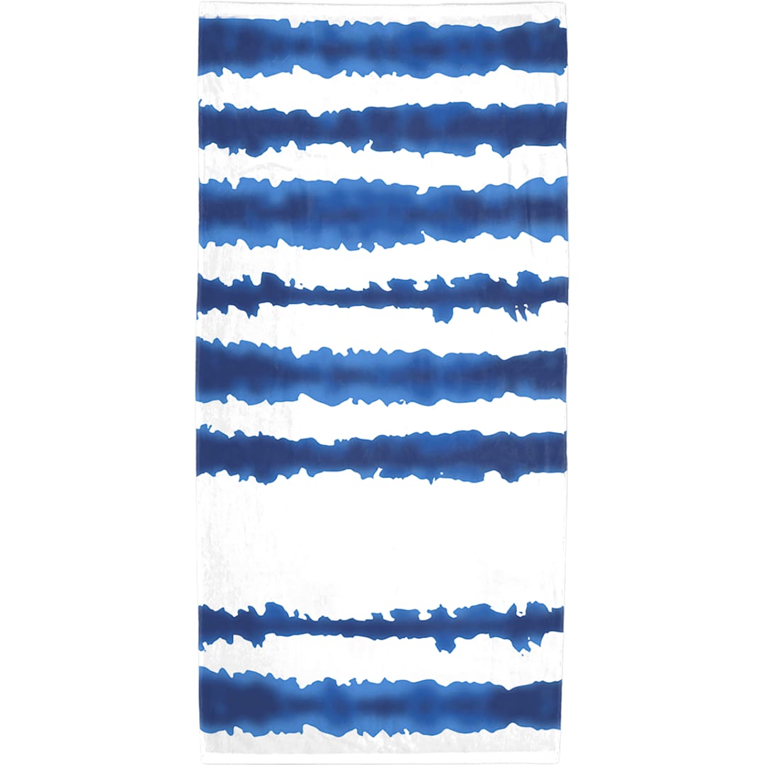 Good Vibes Cabana Stripe Beach Towel