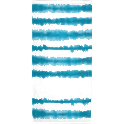 Good Vibes Cabana Stripe Beach Towel