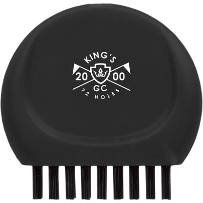 Front View of Black Recycled Mini Golf Club Brush
