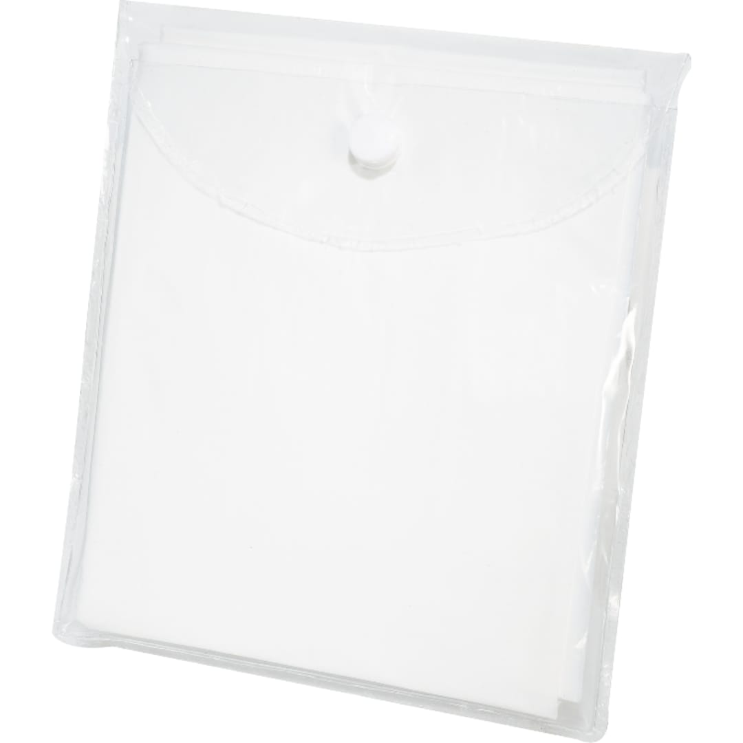 White Rally Disposable Poncho