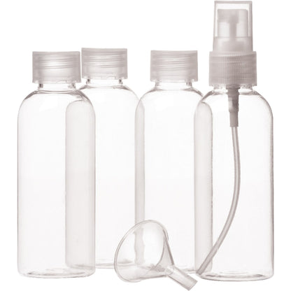 Front View of Clear Carry-On Kit