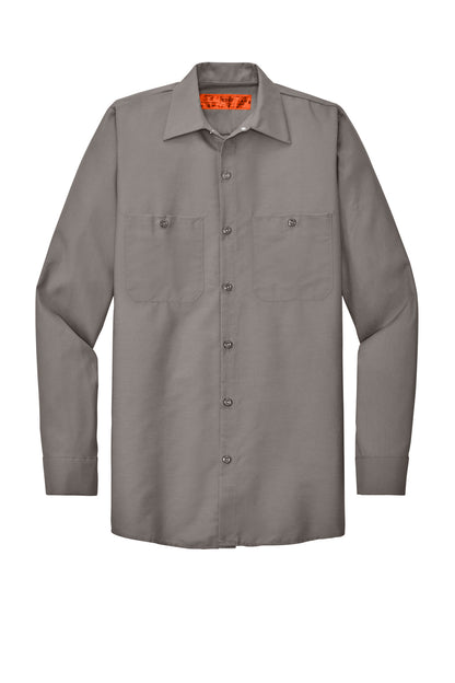 Red Kap Long Sleeve Industrial Work Shirt. SP14